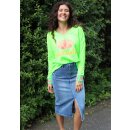 MISS GOODLIFE Jeansrock Golden Button