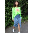 MISS GOODLIFE Jeansrock Golden Button