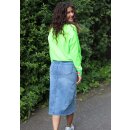 MISS GOODLIFE Jeansrock Golden Button