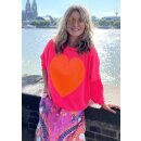 MISS GOODLIFE - Roundneck Big Heart - Neonpink S / 36