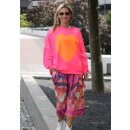 MISS GOODLIFE - Roundneck Big Heart - Neonpink XL / 44