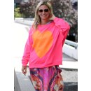 MISS GOODLIFE - Roundneck Big Heart - Neonpink XL / 44
