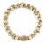 KKNEKKI Haargummi - Ivory Beige Glitter Stripe