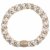 KKNEKKI Haargummi - White Beige Glitter Stripe
