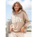 MISS GOODLIFE - Hoodie True Love - Sand XS / 34