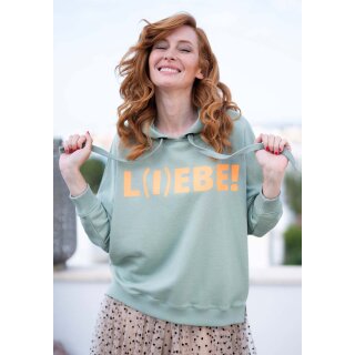 MISS GOODLIFE - Hoodie Tricot L(i)ebe - Almond L / 40