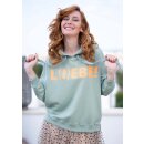 MISS GOODLIFE - Hoodie Tricot L(i)ebe - Almond L / 40