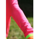 MISS GOODLIFE - V-NEck L(i)ebe Hearts - Neonpink