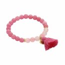 biba Armband Naturstein - Pink