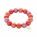 biba Armband aus magisch schimmernden Perlen 14 mm - Mix...