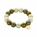 biba Armband aus magisch schimmernden Perlen 14 mm - Mix...