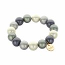 biba Armband aus magisch schimmernden Perlen 14 mm - Mix...