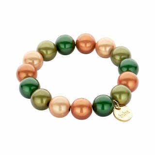biba Armband aus magisch schimmernden Perlen 14 mm - Mix