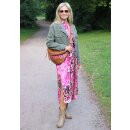 MISS GOODLIFE Dress Pink Leo Midi