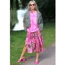MISS GOODLIFE Dress Pink Leo Midi