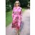 MISS GOODLIFE Dress Pink Leo Midi