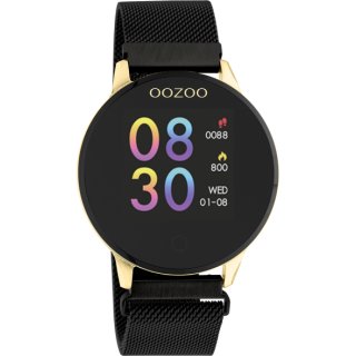 OOZOO Smartwatch BLACK/GOLD Metall