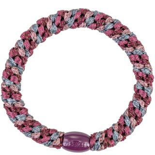 KKNEKKI Haargummi - Mix Rosewood Steel Grey Glitter