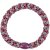 KKNEKKI Haargummi - Mix Rosewood Steel Grey Glitter