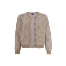 BLACK COLOUR Knit Cardigan "Hiya" - Beige/Gold