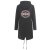 ZWILLINGSHERZ Hoodiemantel WILD AND FREE - Schwarz