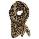 Dreiecksschal NINA - Leopard Taupe