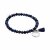 biba Armband Crystal mit silberfarbenem Anhänger u. Quaste - Blau