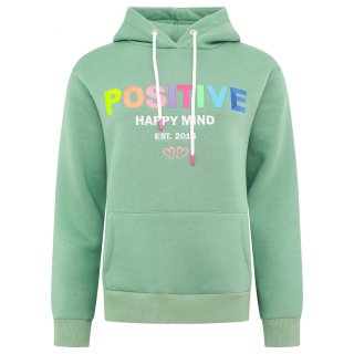 ZWILLINGSHERZ Hoodie "Positive" - Salbei M