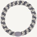 KKNEKKI Haargummi - Silver Grey Stripe