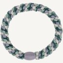 KKNEKKI Haargummi - Mix Green Silver Glitter