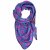 Dreiecksschal JASMIN - Blau/Pink