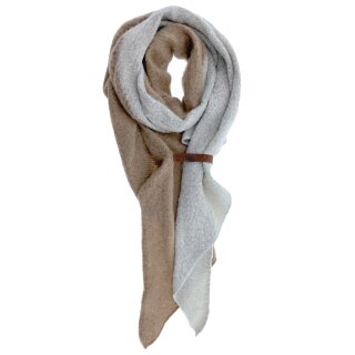 Schal FEM TWIN - Camel/Offwhite