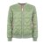 ZWILLINGSHERZ Bomberjacke "Be Happy" - Khaki S