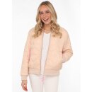 ZWILLINGSHERZ Bomberjacke "Be Happy" - Beige