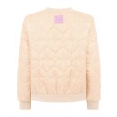 ZWILLINGSHERZ Bomberjacke "Be Happy" - Beige