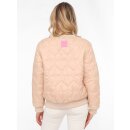 ZWILLINGSHERZ Bomberjacke "Be Happy" - Beige
