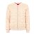 ZWILLINGSHERZ Bomberjacke "Be Happy" - Beige