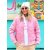 ZWILLINGSHERZ Bomberjacke "Be Happy" - Rosa