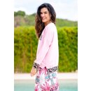 MISS GOODLIFE - V-Neck L(i)ebe Leo - Dust Rose XL / 44