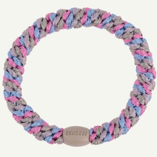 KKNEKKI Haargummi - Mix Sky Blue  Pink Glitter