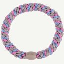 KKNEKKI Haargummi - Mix Sky Blue  Pink Glitter