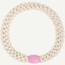KKNEKKI Haargummi - Ivory Pink Bead