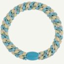 KKNEKKI Haargummi - Mix Turquoise Yellow Glitter