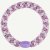 KKNEKKI Haargummi - Lavender Pink Glitter Stripe