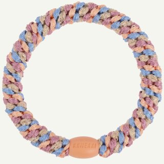 KKNEKKI Haargummi - Mix Peach Blue Glitter