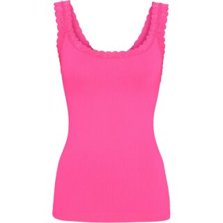 Frida Rib Top - Neonpink S/M
