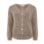 ZWILLINGSHERZ Strickjacke "Uni" - Taupe