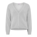 ZWILLINGSHERZ Strickjacke "Uni" - Hellgrau