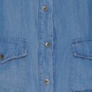 Kleid / Tunika "Kirstin" - Blue/White/Camel