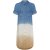 Kleid / Tunika "Kirstin" - Blue/White/Camel
